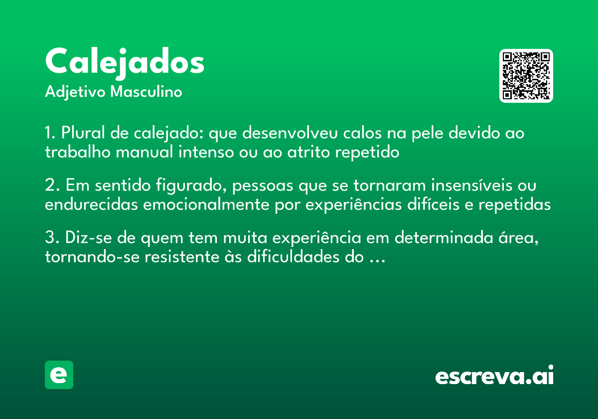 calejados