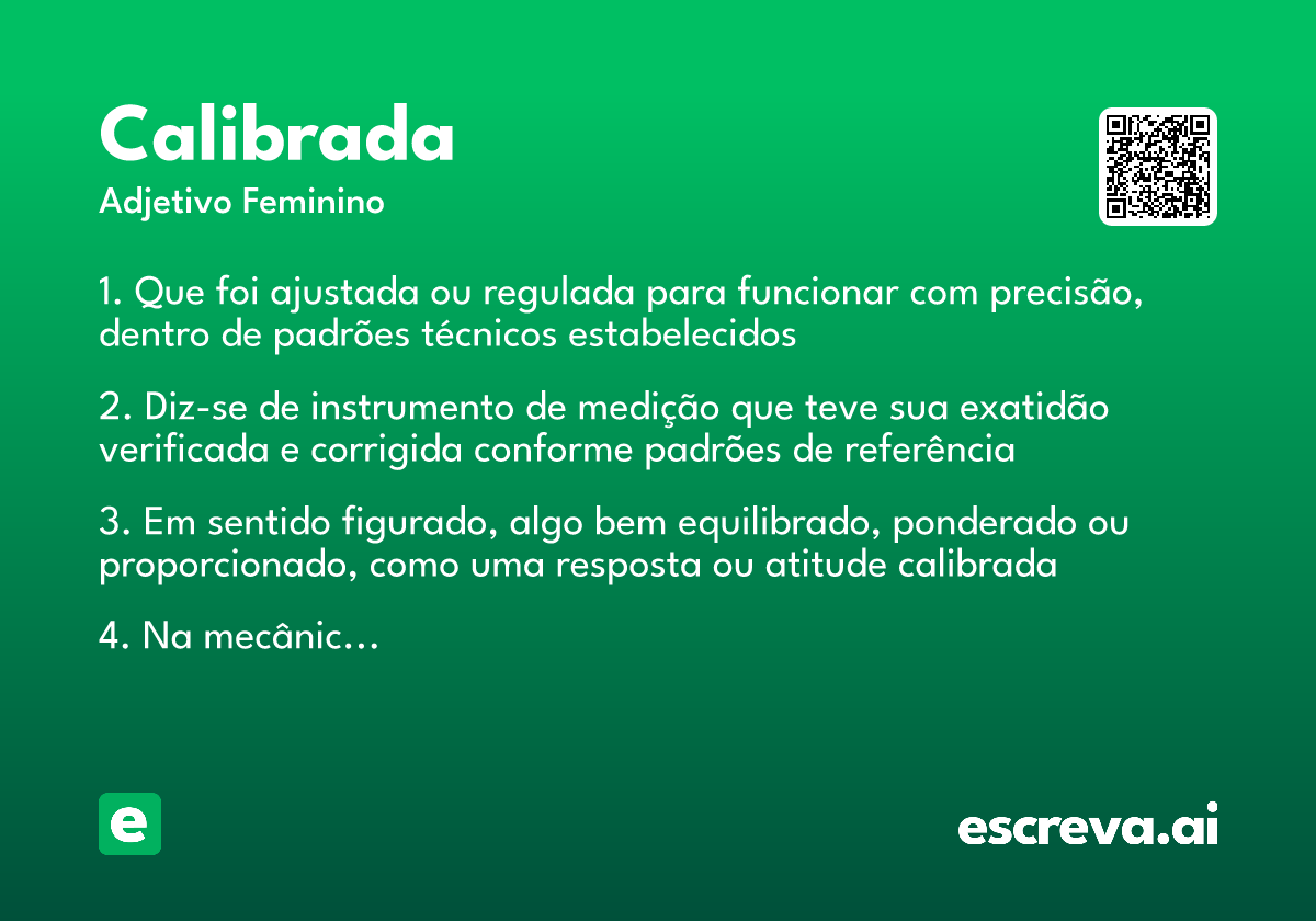 calibrada