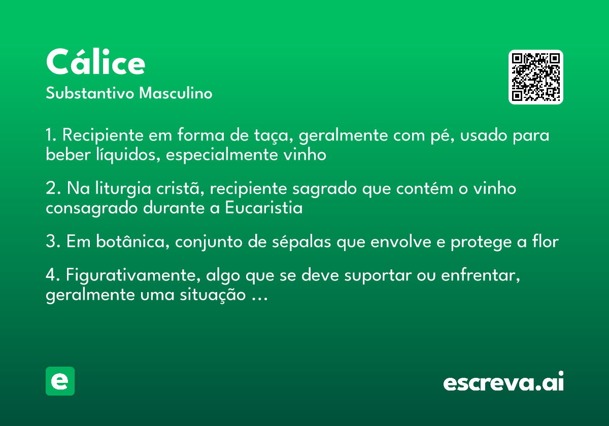 cálice