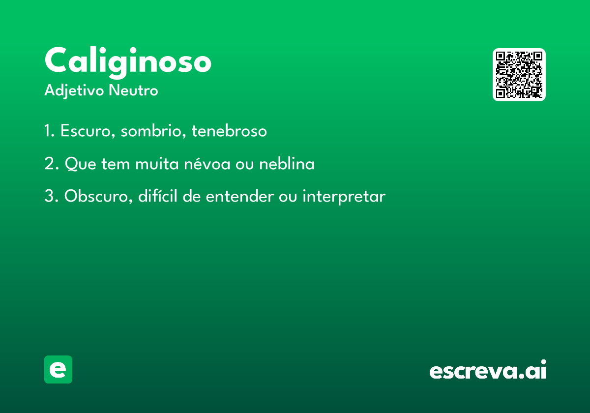 caliginoso