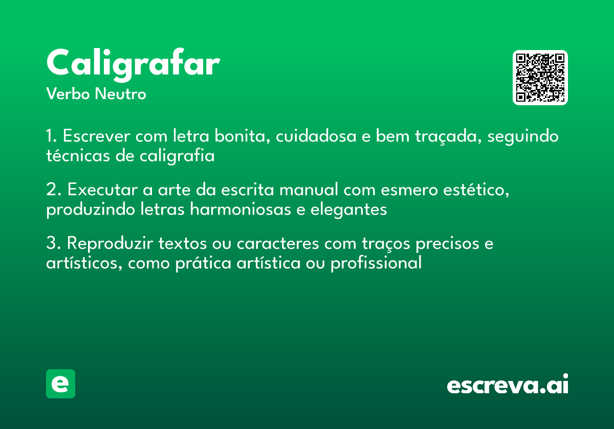 caligrafar