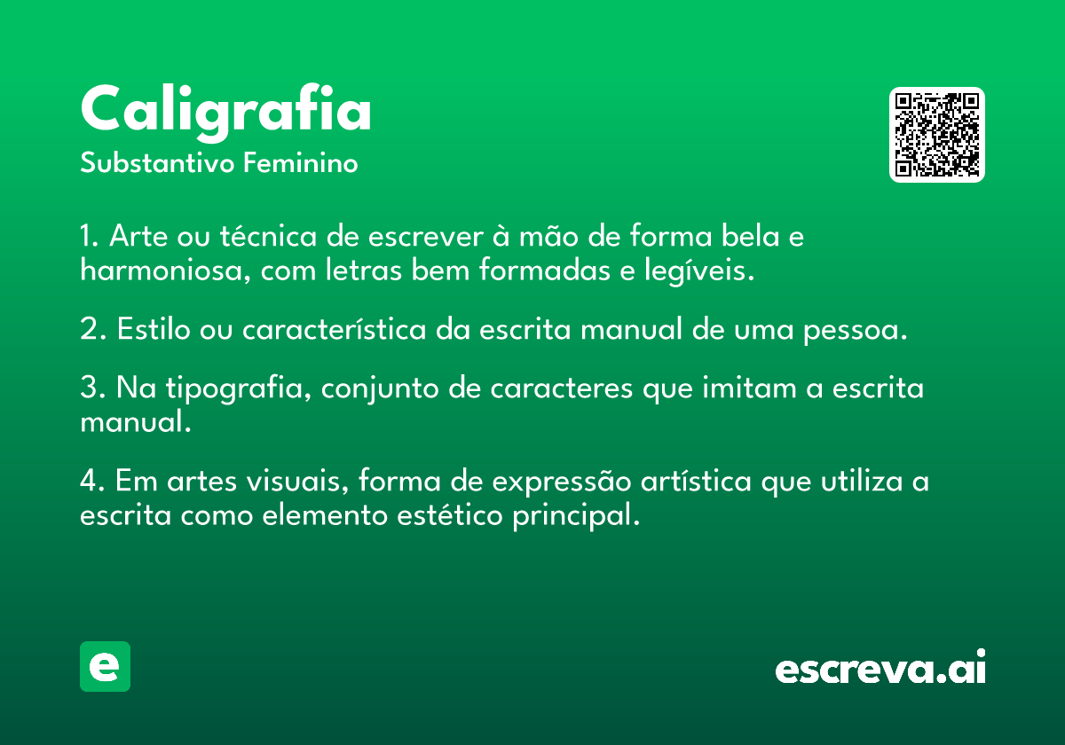 caligrafia
