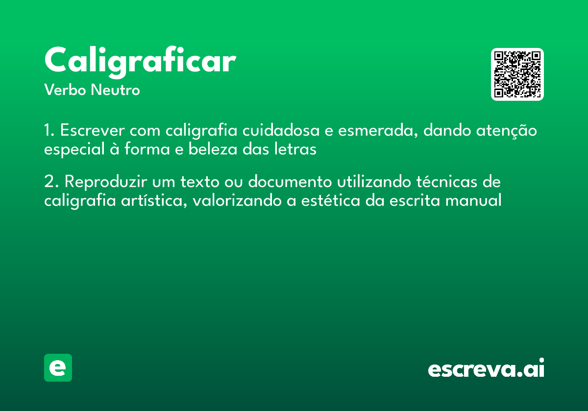 caligraficar