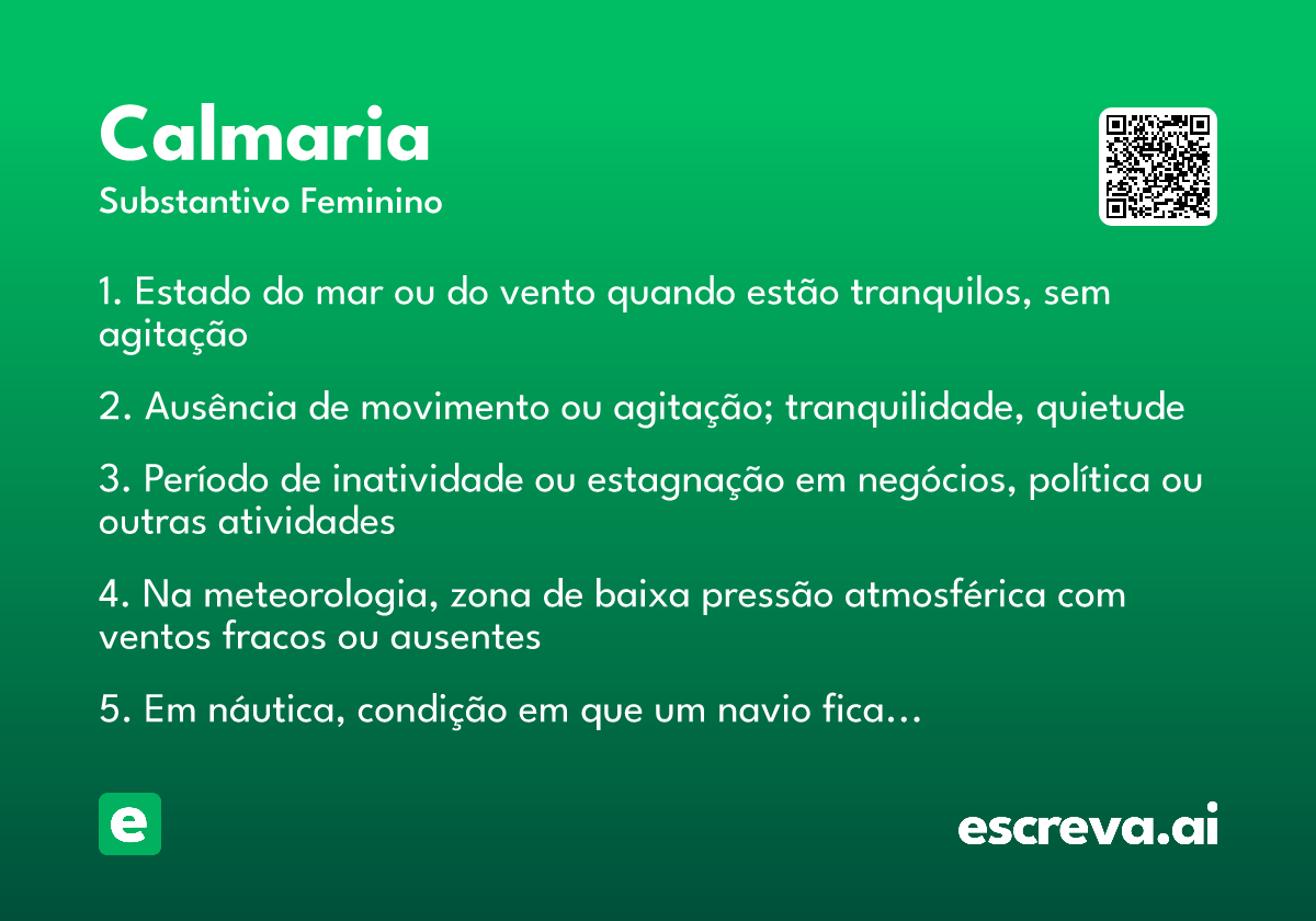 calmaria