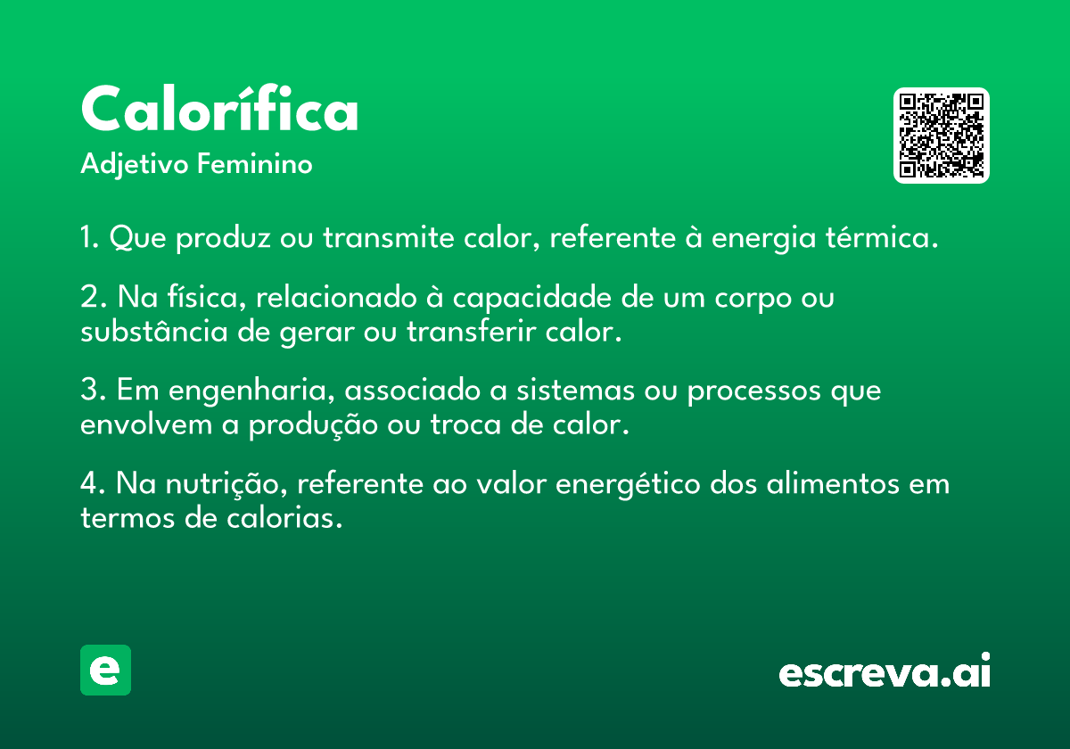 calorífica