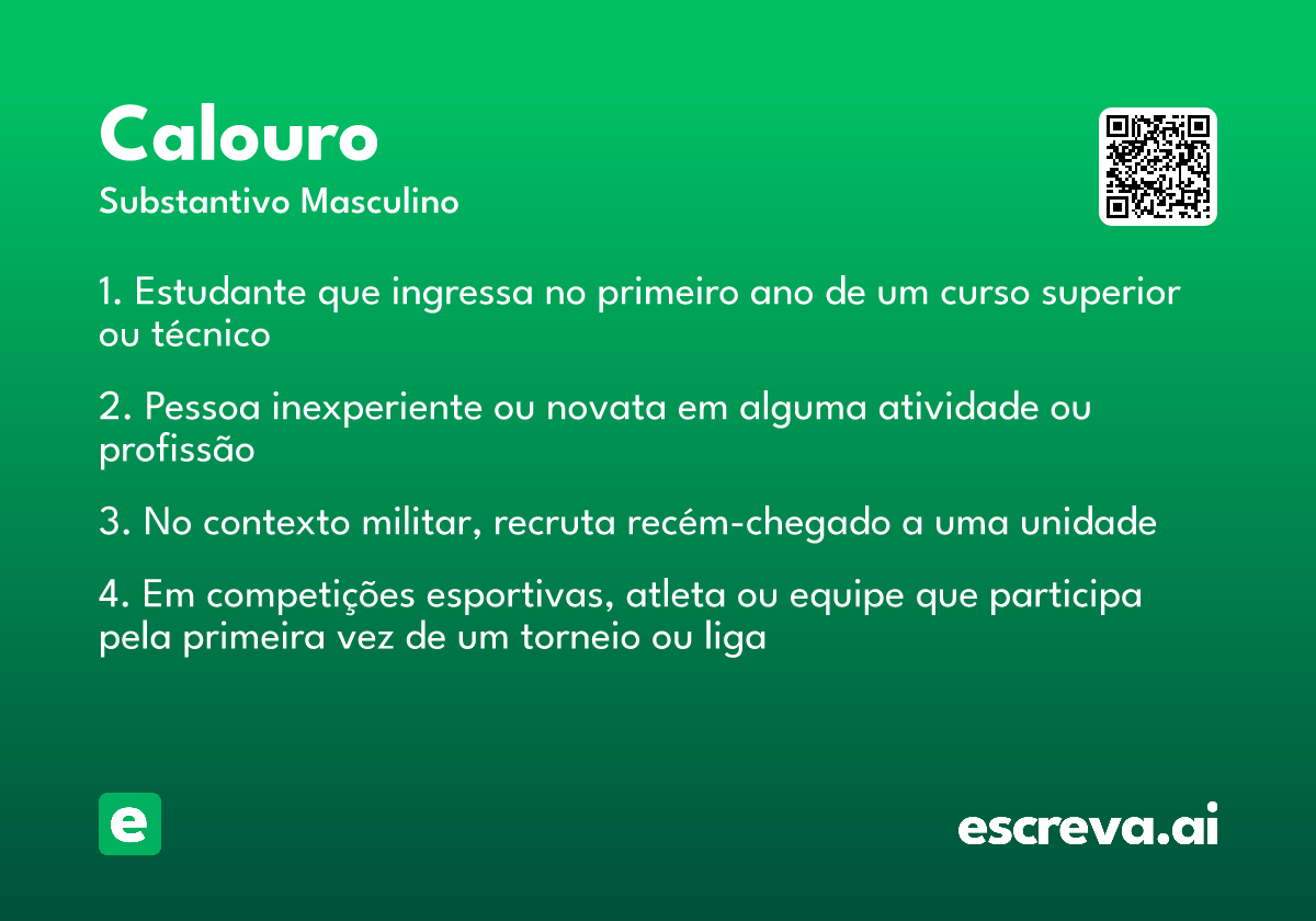 calouro