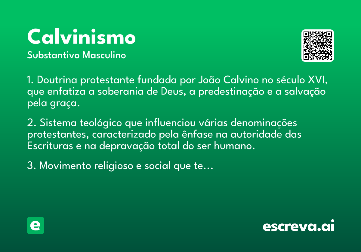 calvinismo
