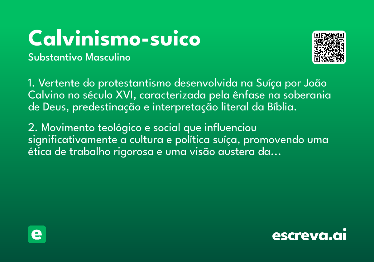 calvinismo-suico