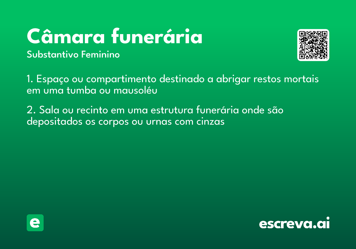 câmara funerária
