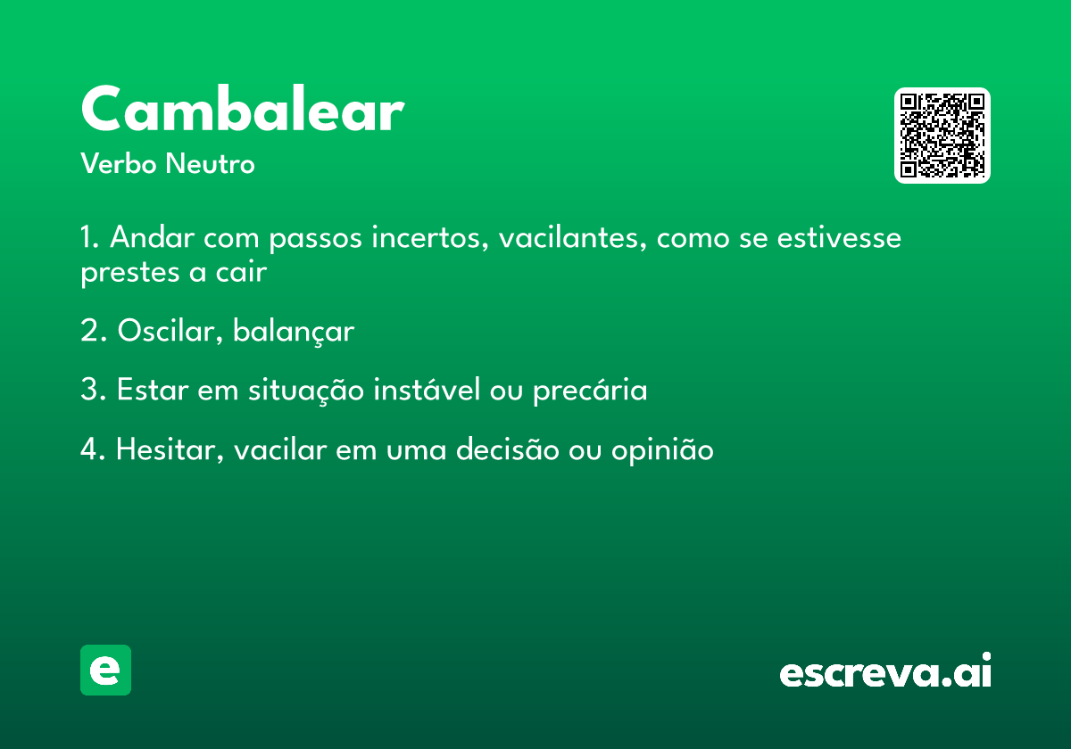 cambalear