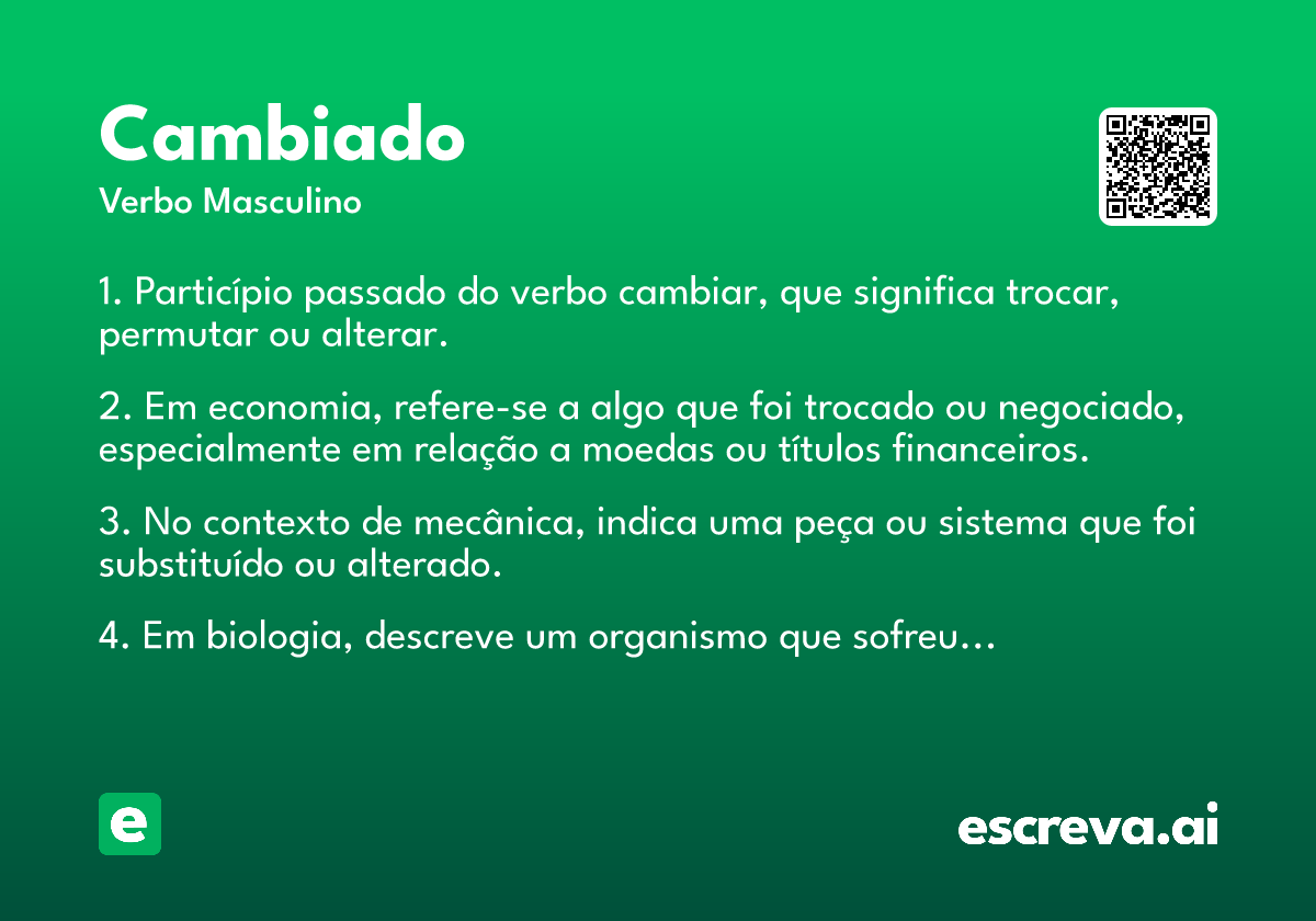 cambiado