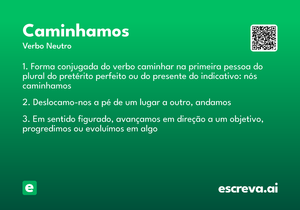 caminhamos