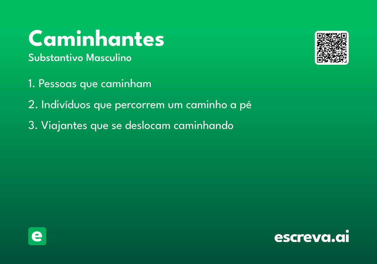 caminhantes
