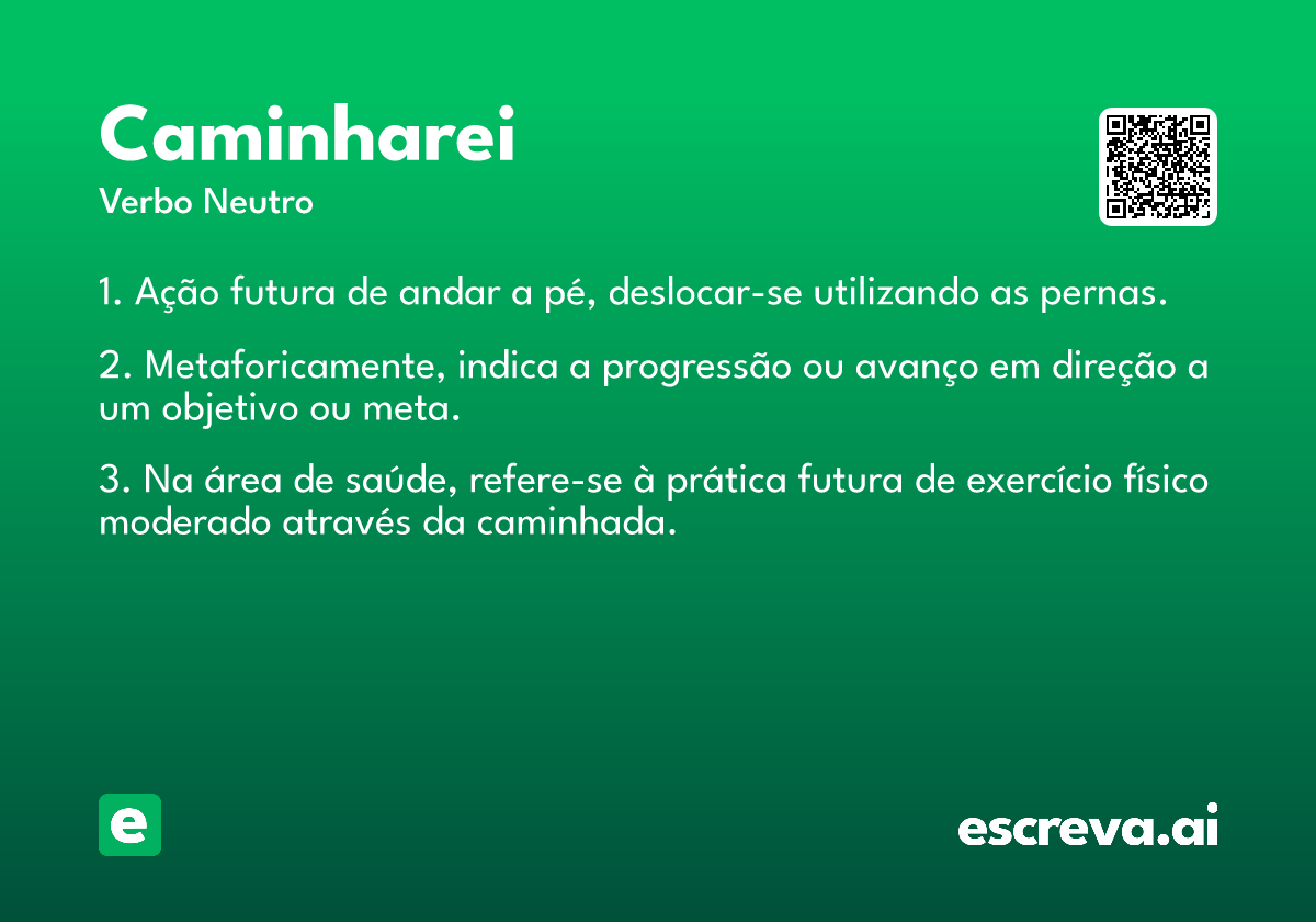 caminharei
