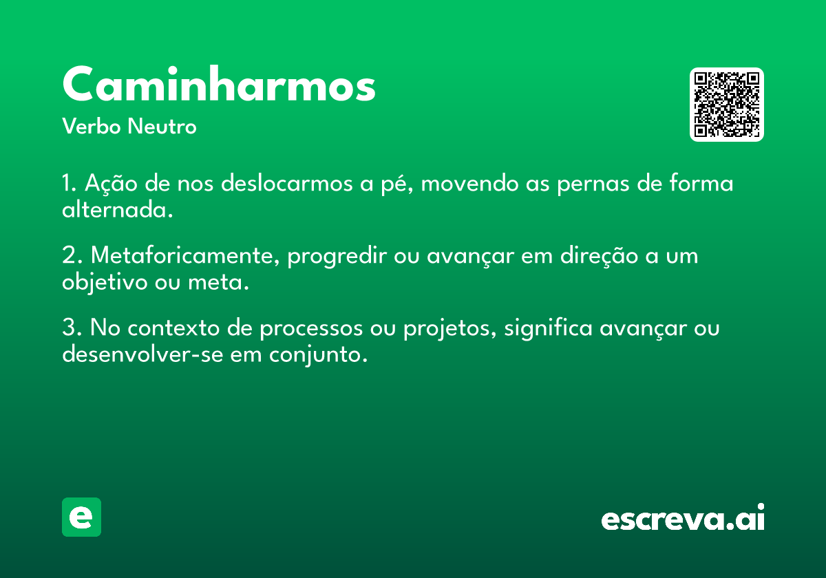 caminharmos