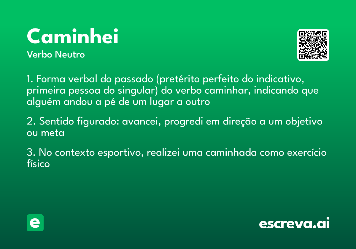 caminhei