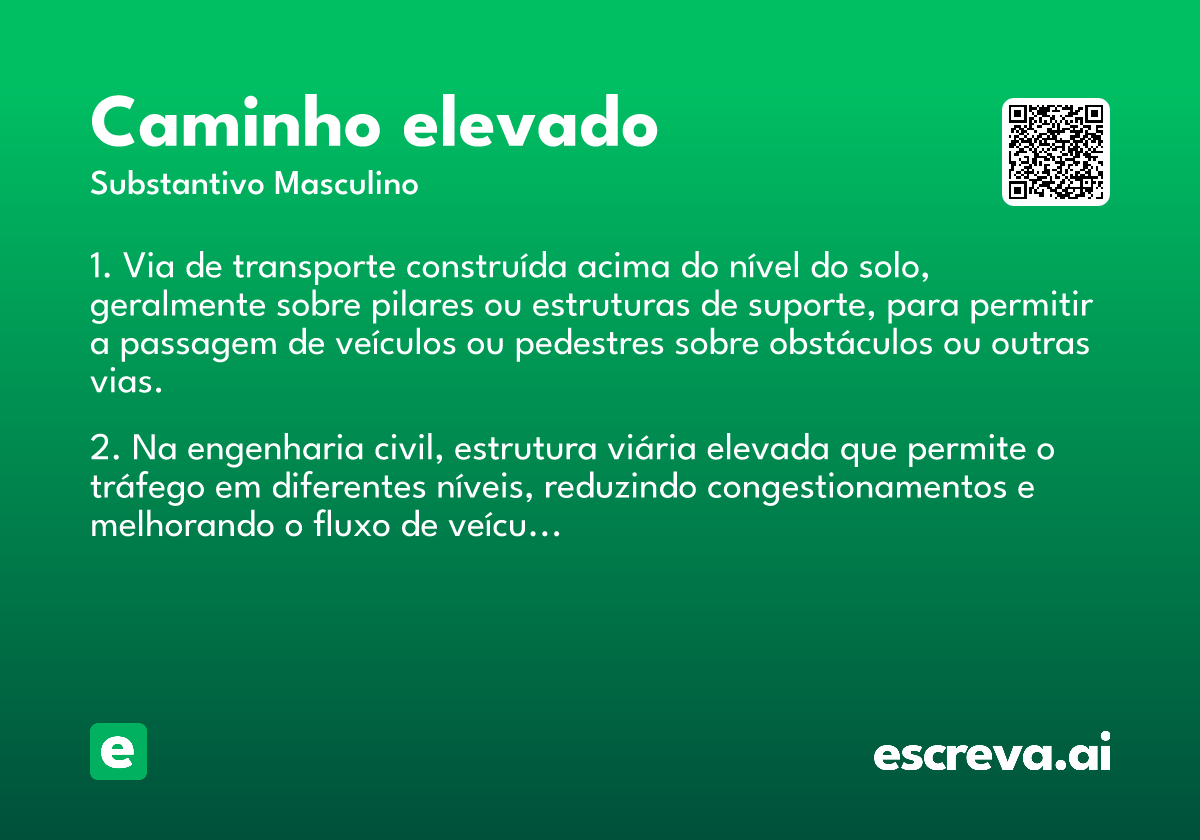 caminho elevado
