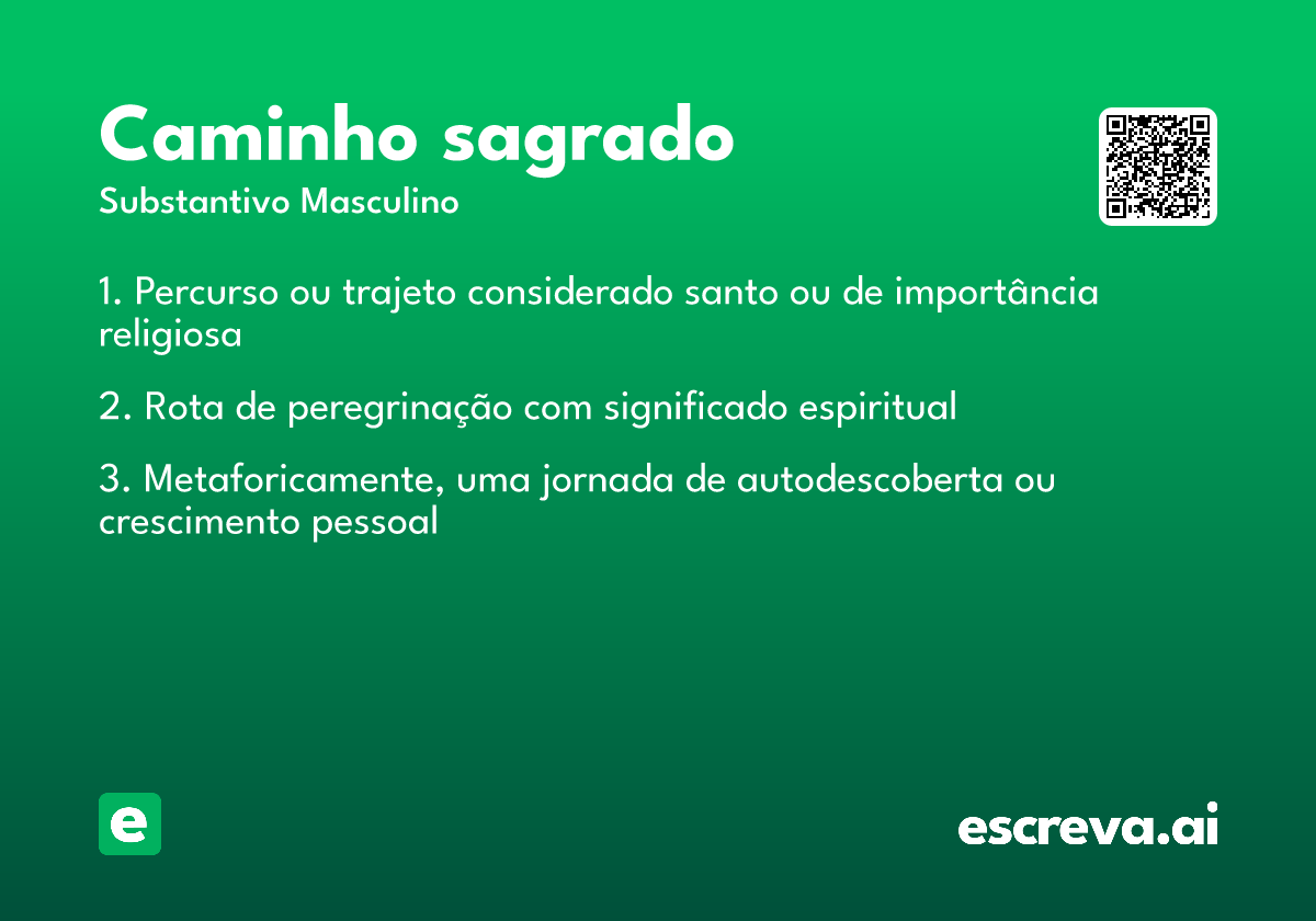 caminho sagrado