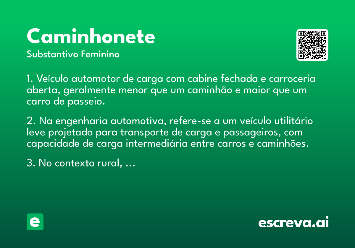 caminhonete
