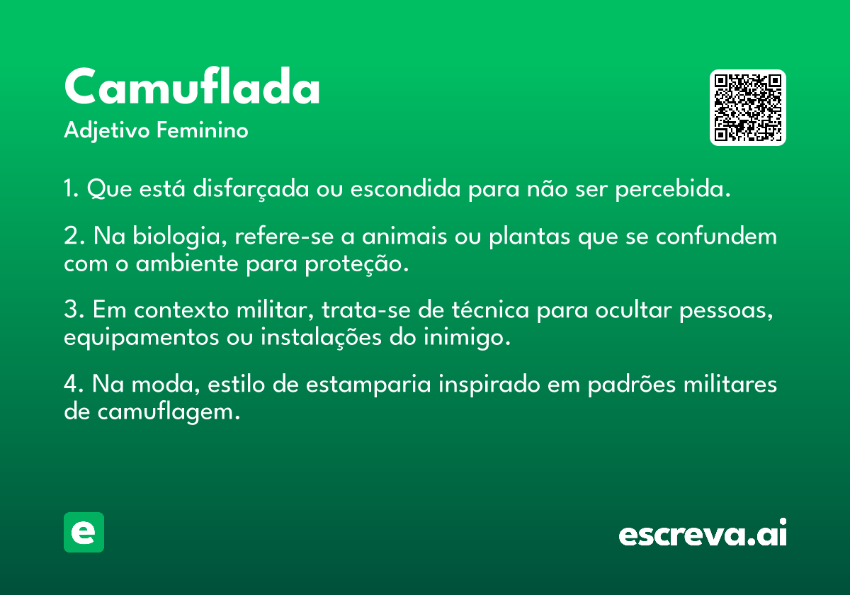 camuflada