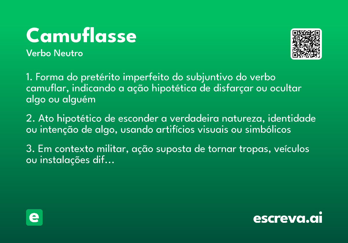 camuflasse