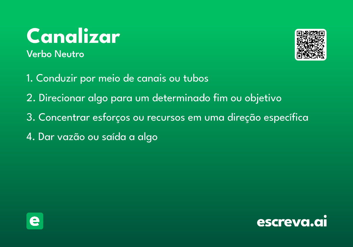 canalizar