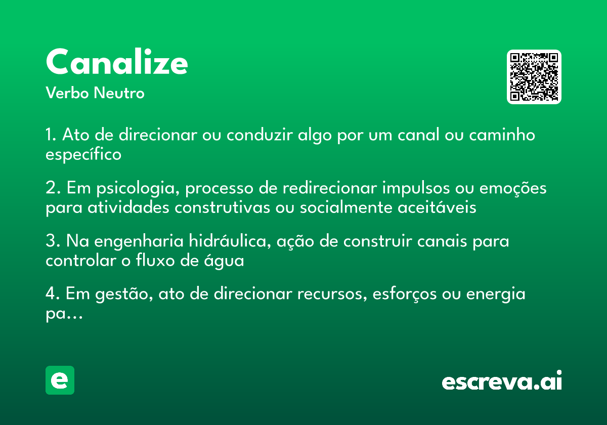 canalize