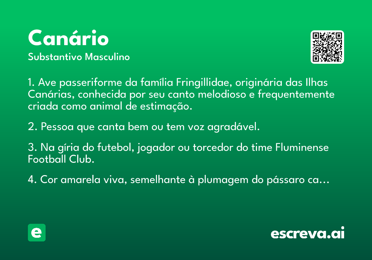 canário
