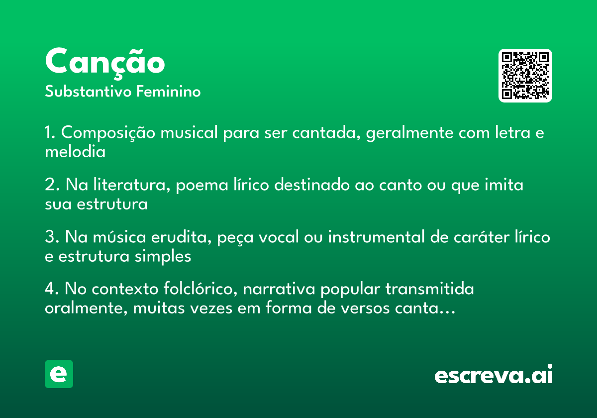 canção