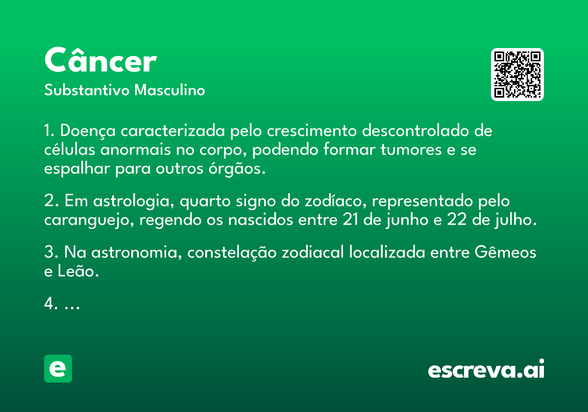 câncer