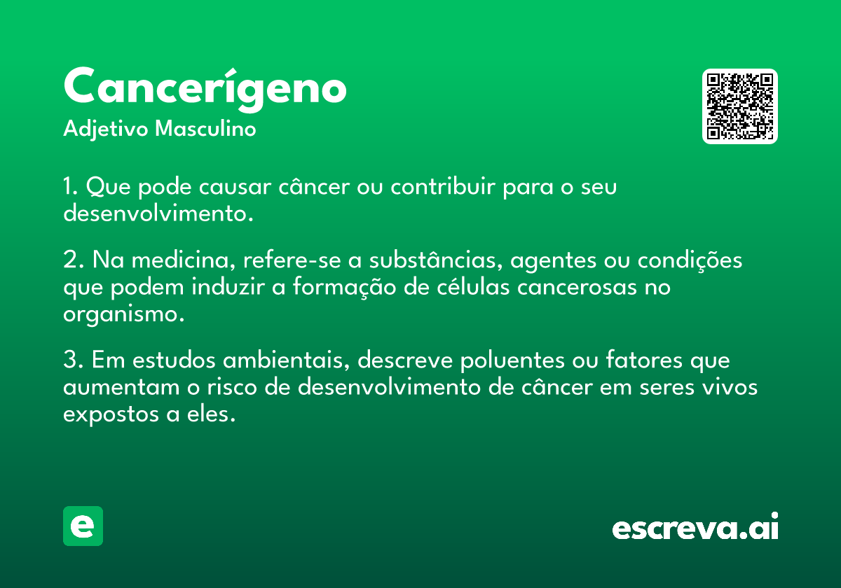 cancerígeno