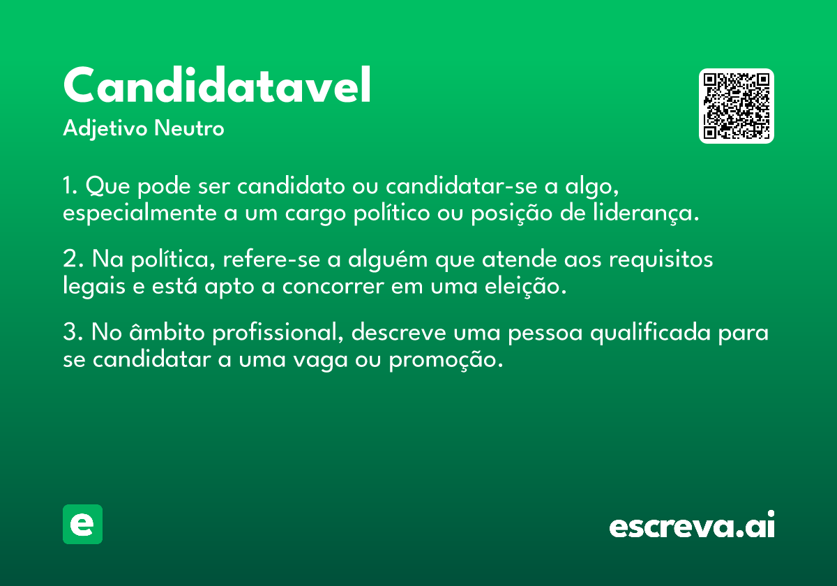 candidatavel