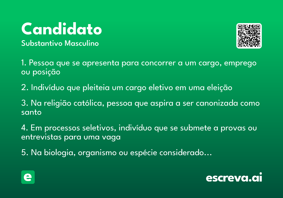 candidato