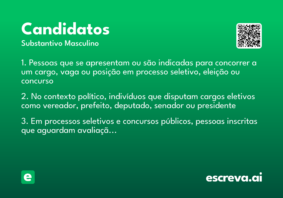 candidatos