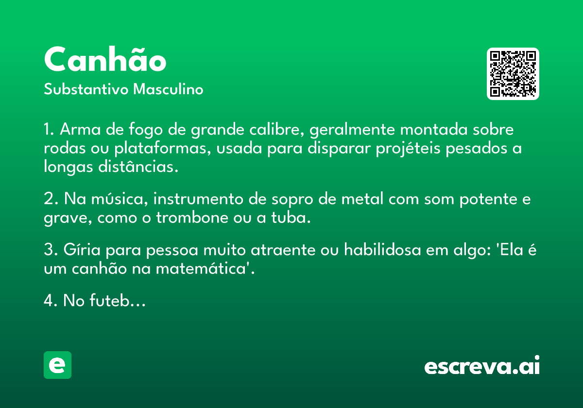 canhão