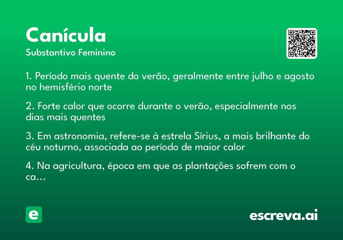 canícula