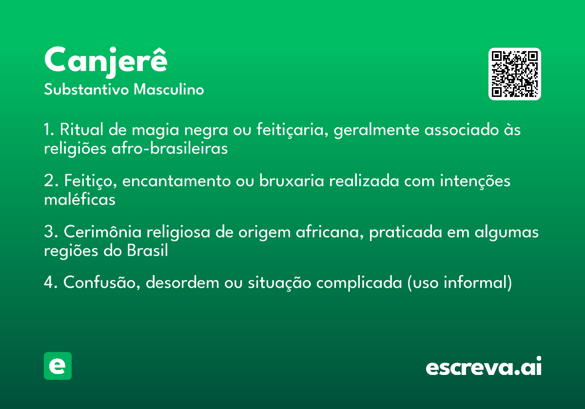 canjerê