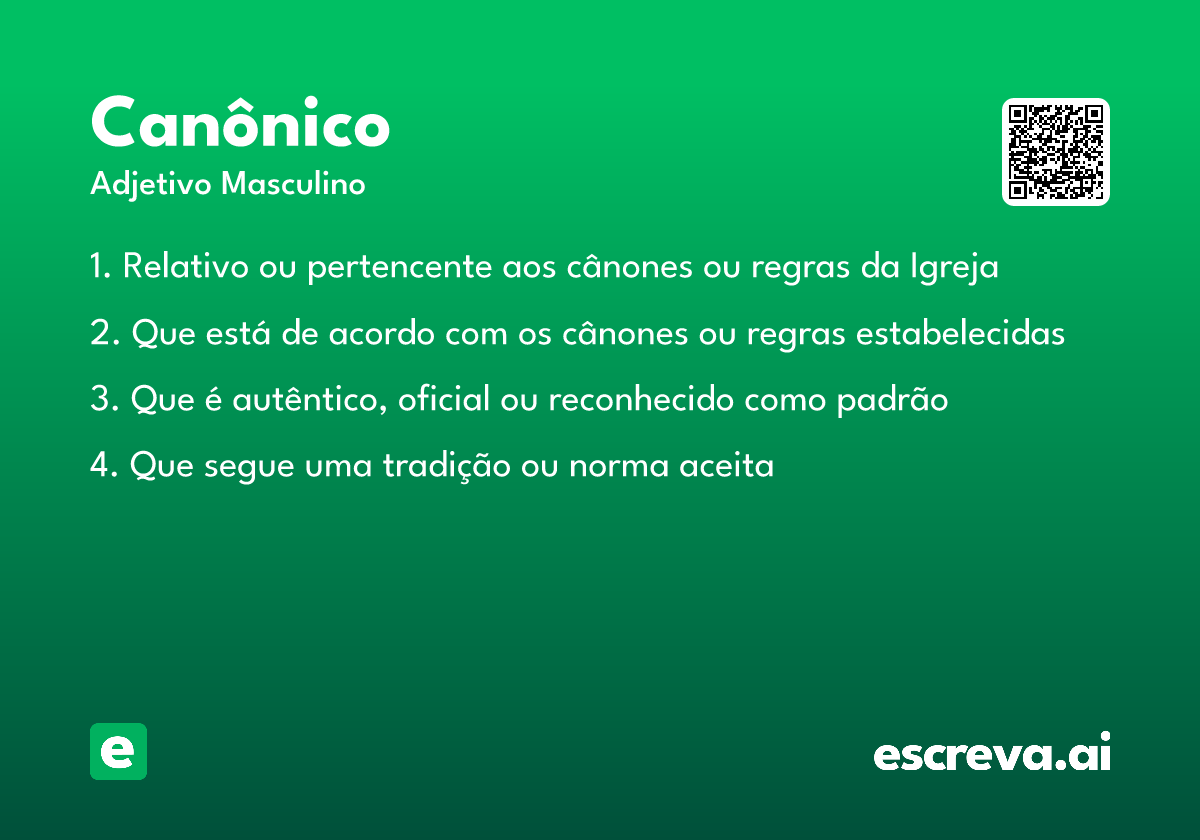 canônico