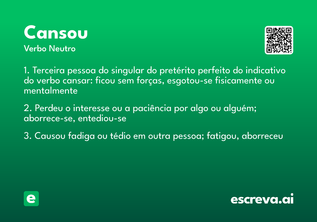 cansou