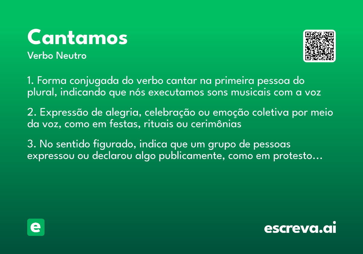 cantamos