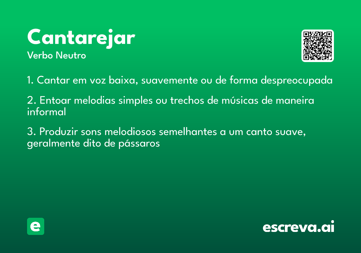 cantarejar