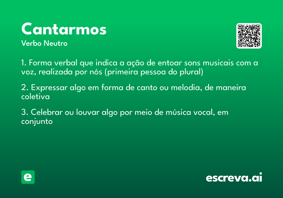 cantarmos