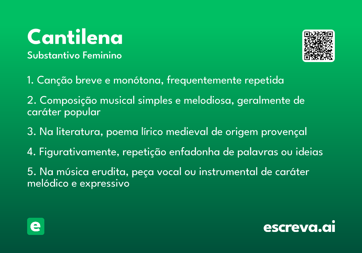 cantilena