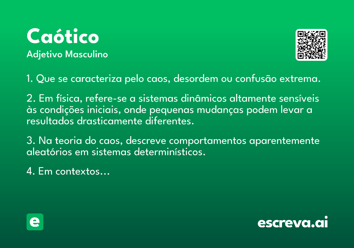 caótico
