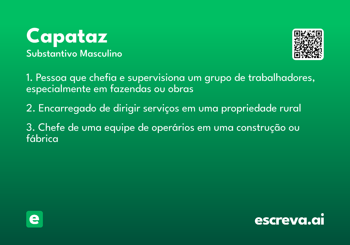 capataz