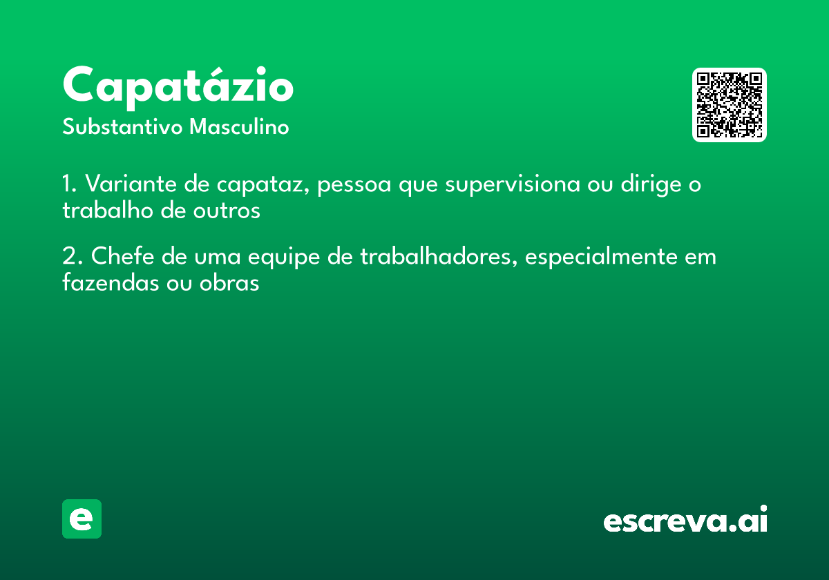 capatázio