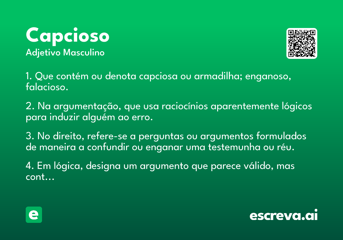 capcioso