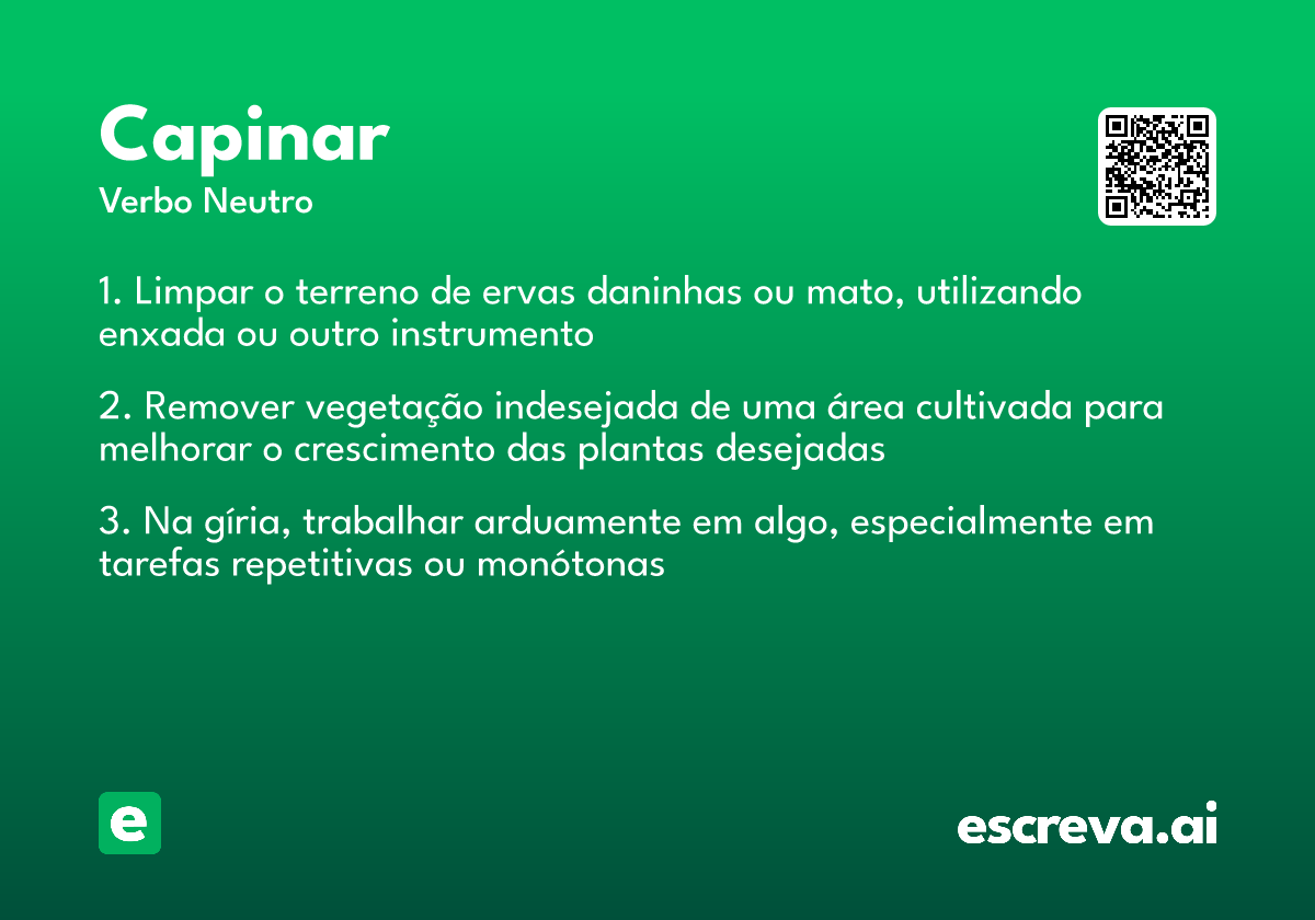 capinar