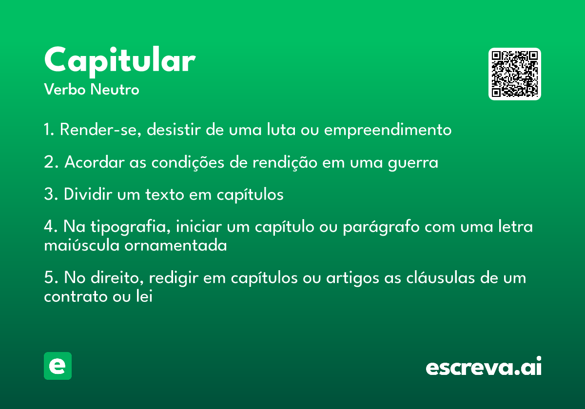 capitular
