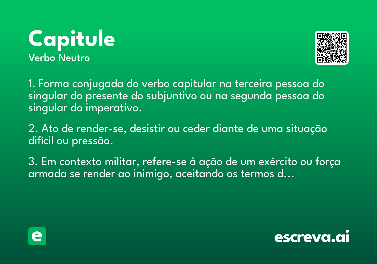capitule